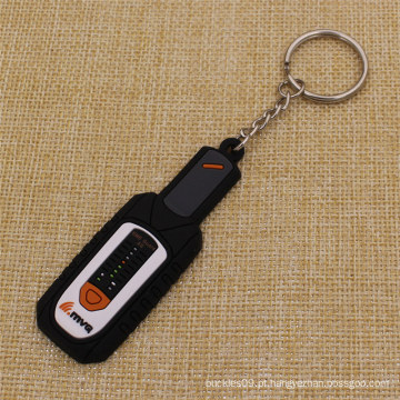 Personalizado garrafa forma 2D Soft PVC Keychain na fábrica mais barata